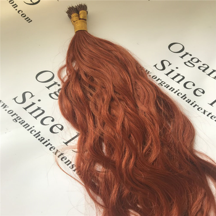 Top quality product Full cuticle hair extensions:natural wave nano ring hair H55